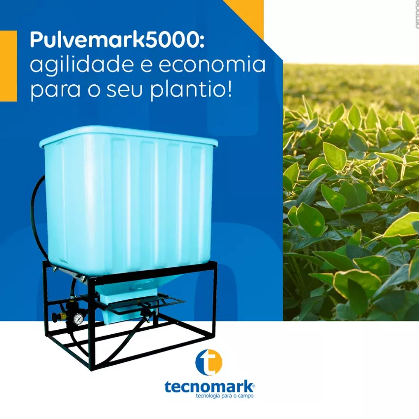 Pulvermark5000: agilidade e economia para o seu plantio!