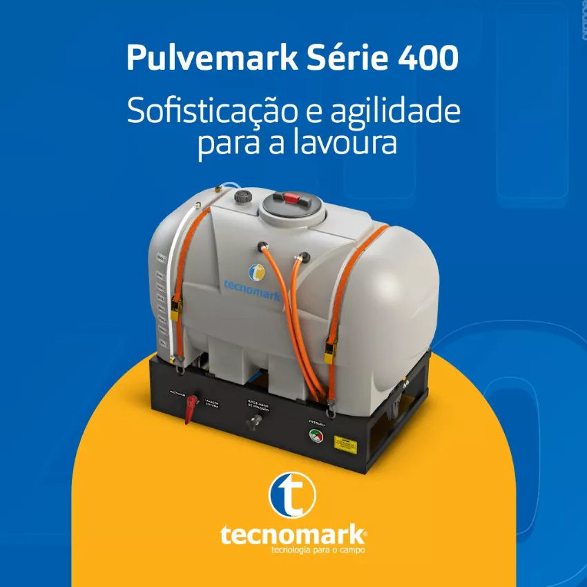 Pulvemark Série 400 sofisticação e agilidade para a lavoura 