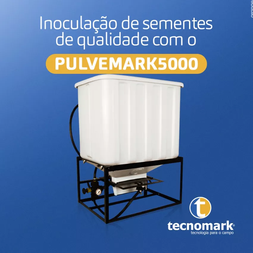 Inoculação de sementes de qualidade com o Pulvemark5000