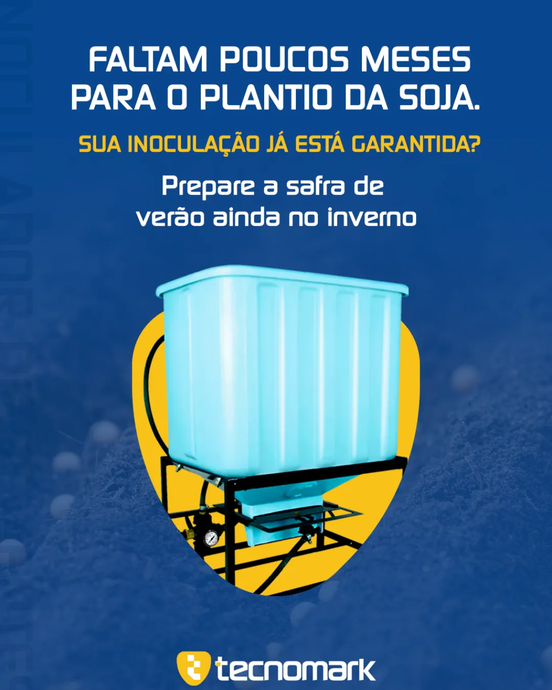 FALTA POUCOS MESES PARA O PLANTIO DA SOJA.
